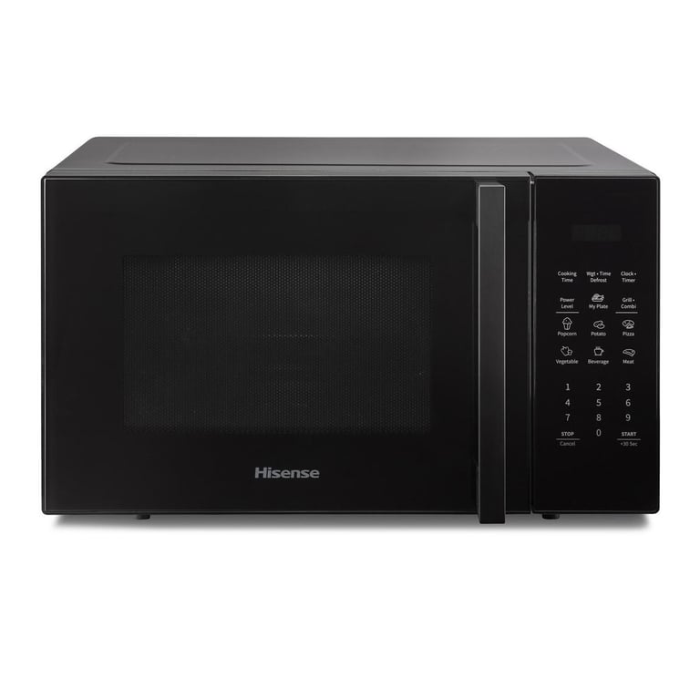 Hisense H29MOBS9HG Micro ondes avec gril 29 plateau tournant 11 niveaux de puissance porte en verre trempé programmes automatiques minuterie de cuisson - vue 1