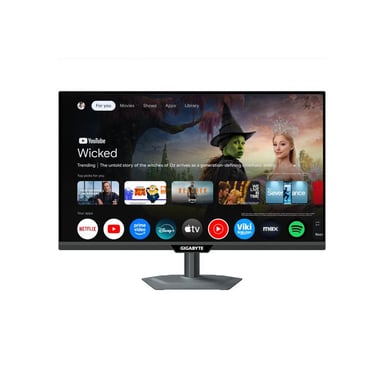 Moniteur gaming intelligent GIGABYTE M27QS 27'' QHD 180Hz Google TV Noir