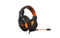 Krom Kendo Auriculares Alámbrico Diadema Juego Negro, Naranja