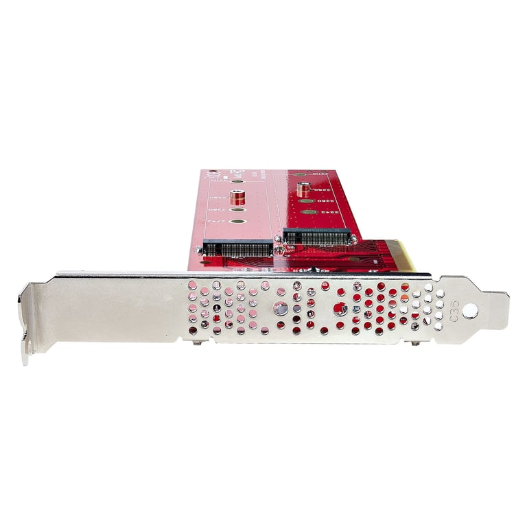 Adaptateur PCIe StarTech QUAD-M2-PCIE-CARD-B – 4 Ports M.2 NVMe/AHCI, PCIe 4.0 - vue 7
