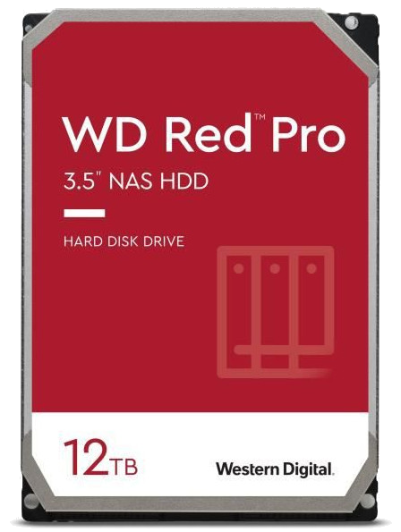 WD Red? Pro - Disque dur Interne NAS - 12To - 7200 tr/min - 3.5 (WD121KFBX)