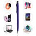 iLike PN1 Stylet tactile capacitif universel 2 en 1 avec stylet (smartphone et tablette PC) violet