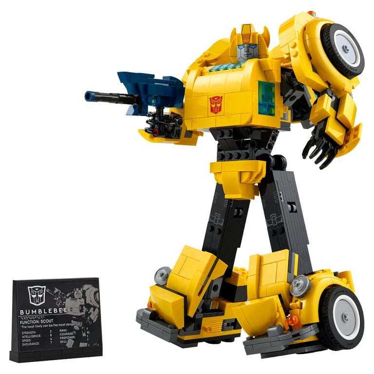 Set LEGO Icons Transformers Bumblebee 10338 Modèle Collectible pour Adultes Neuf - vue 3