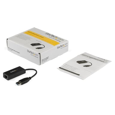 StarTech.com Adattatore di rete da USB 3.0 a Gigabit Ethernet, 10/100/1000 Mbps, da USB a RJ45, adattatore da USB 3.0 a LAN, adattatore Ethernet USB 3.0 (GbE), conformità TAA