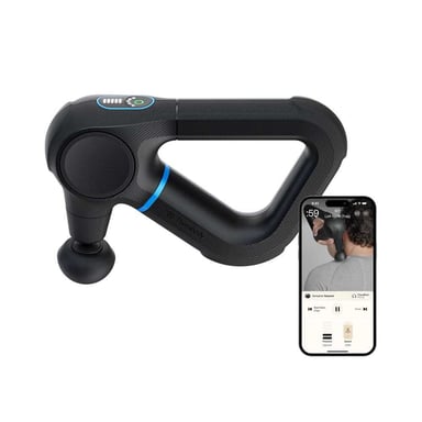 Masseur percussif portable Therabody Theragun Prime G6 poignée triangulaire tête ronde Bluetooth LED Noir - Neuf