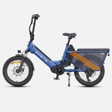 Bicicleta Eléctrica Engwe LE20 EU - Neumáticos De 20 Pulgadas Motor 250W Batería Doble 48V38.4AH Frenos Hidráulicos - Azul