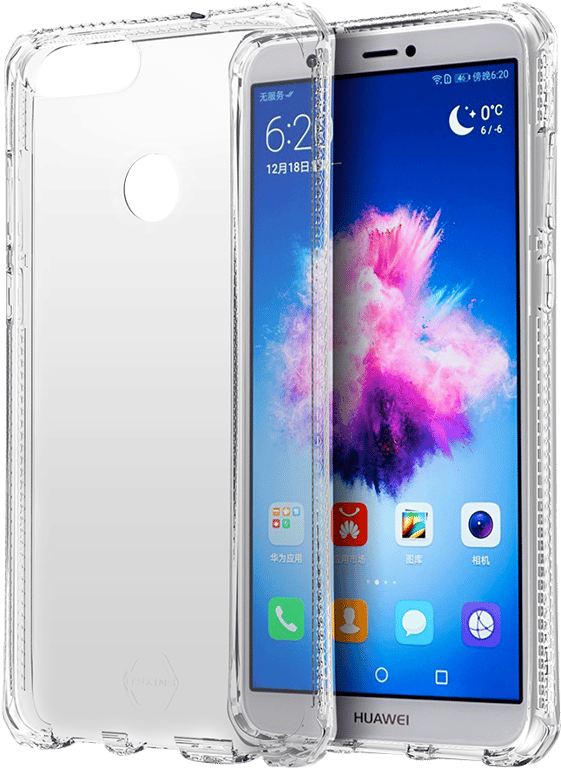 Coque semi-rigide Itskins Spectrum translucide pour Huawei P Smart