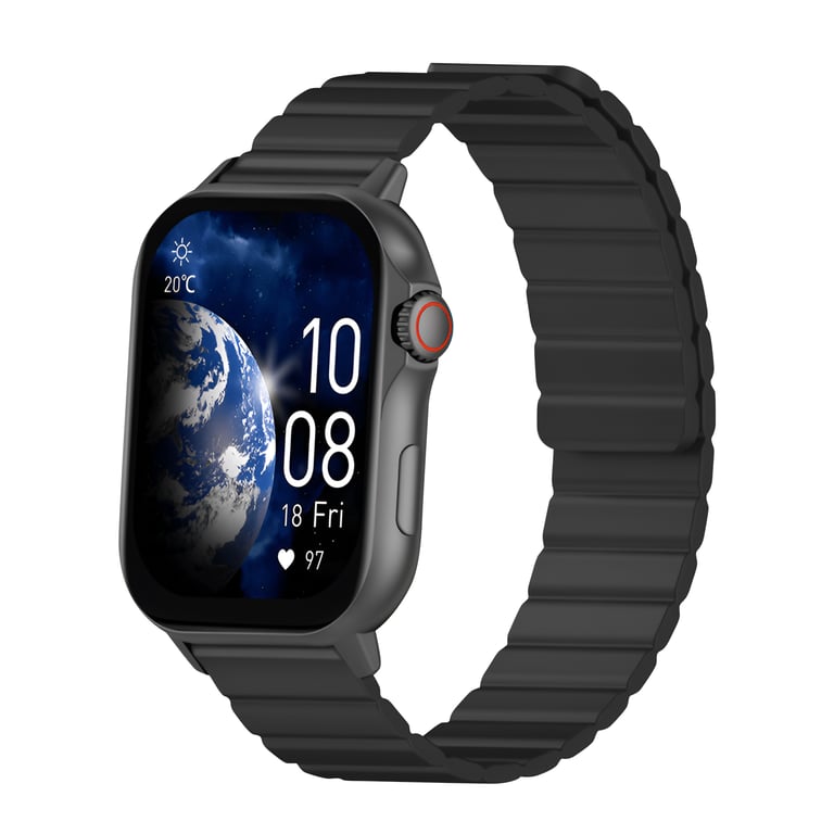 Montre Connectée Suivi Santé Complet Autonomie 8j Étanche IP68 Neuf - vue 4