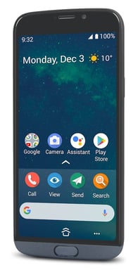 Doro 8050 13,8 cm (5.45'') SIM unique Android 9.0 4G USB Type-C 2 Go 16 Go 3000 mAh Noir