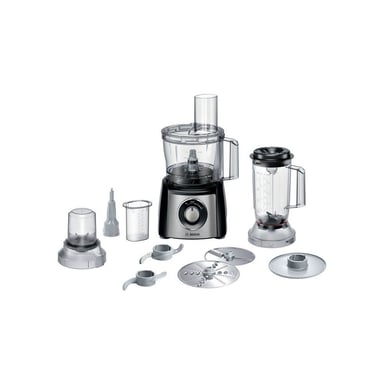 Robot multifonction Bosch MultiTalent 3 Plus MCM3PM386 900 W 2,3 L noir avec 1 L blender et plus de 50 fonctions