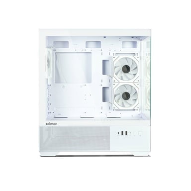 Boîtier PC ZALMAN CHRONIX V2 ZM-CHROV2WH Moyen tour ATX 3x120mm A-RGB Verre trempé Blanc