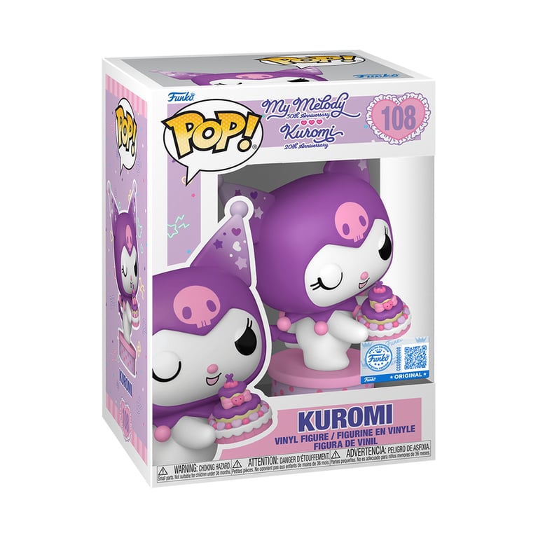 FUNKO POP! Kuromi with Cake (20th Anniversary) - Neuf