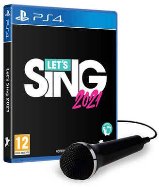 PLAION Let's Sing 2021 + 1 Microphone Bundle Multilingue PlayStation 4