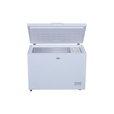 Congélateur coffre BEKO CF316EWN 308 L blanc, MinFrost, FastFreeze, commande électronique, 4 étoiles, 40 dB SN-T