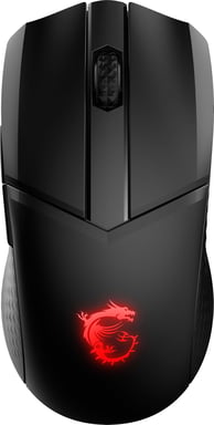 Ratón inalámbrico gamer MSI Clutch GM41 Lightweight RGB (Negro)