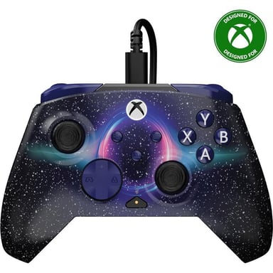 Manette de jeu - Xbox - Rematch Advanced - Filaire - Dark Cosmos - Compatible PC -
