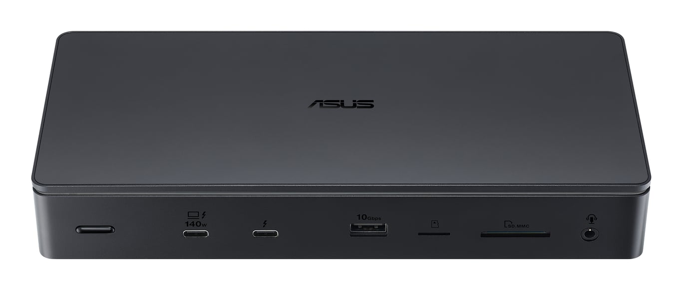 Station daccueil Asus Master Thunderbolt 5 Dock DC510 13 ports 80 Gbps Aluminium brossé - vue 4