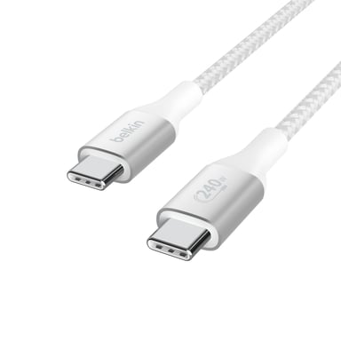 Belkin CAB015bt1MWH cable USB USB 2.0 1 m USB C Blanco