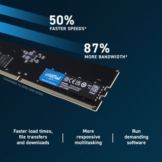 Crucial Pro Ddr5 5600 Cl46 Udimm Arbeitsspeicher - vue 4