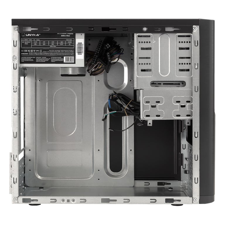 Boîtier Unykach Shadow MicroATX Alimentation incluse Taille de disque prise en charg Neuf - vue 2