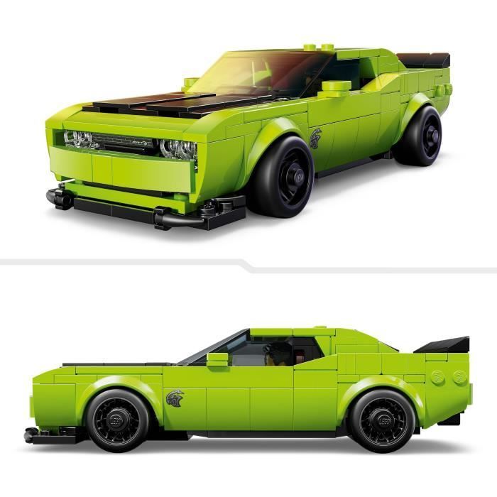 Speed Champions 77237 Voiture de Sport Dodge Challenger SRT Hellcat - Jouet des 9 ans - Neuf