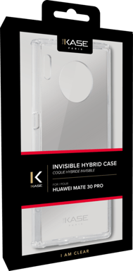 Carcasa híbrida invisible para Huawei Mate 30 Pro, Transparente