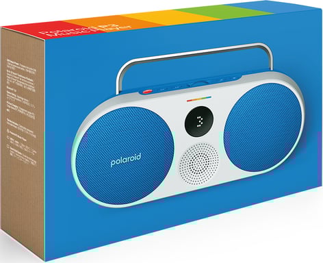 Polaroid PLRMUSICP39092BLU haut-parleur portable et de fête Bleu, Blanc