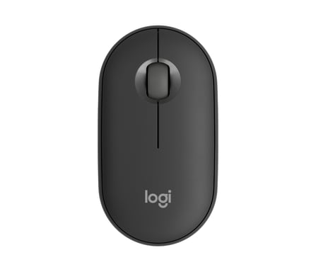 Logitech Pebble Mouse 2 M350s Grafito Ratón inalámbrico Bluetooth