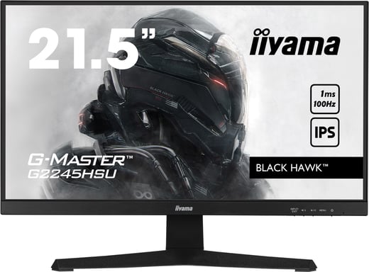iiyama G-MASTER G2245HSU-B2 écran plat de PC 54,6 cm (21.5'') 1920 x 1080 pixels Full HD LED Noir
