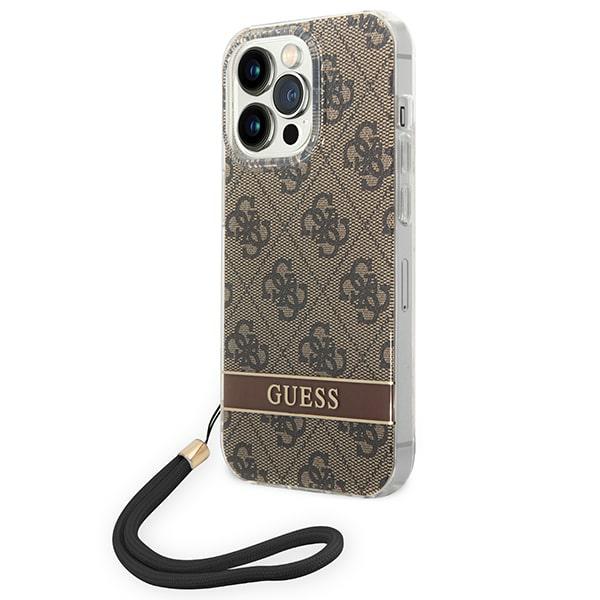 Guess Étui pour iPhone 14 Pro 4G Print Strap