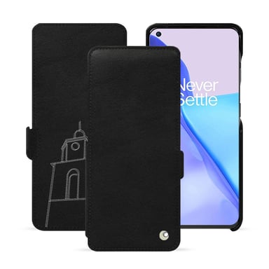 Housse cuir OnePlus 11 -  - Noir - Cuir lisse premium