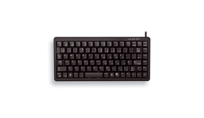 CHERRY G84-4100 COMPACT KEYBOARD Mini tastiera cablata, USB/PS2, nera, QWERTY - IT - nuovo