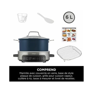 Pentola a cottura lenta Ninja PossibleCooker Foodi MC1101EU 6L - 8 Modalità Multifunzionali, Cottura Lenta, Pentola Forno 240°C