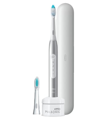 Oral-B Pulsonic Slim Luxe 4500 Adulte Brosse à dents à ultrasons Platine