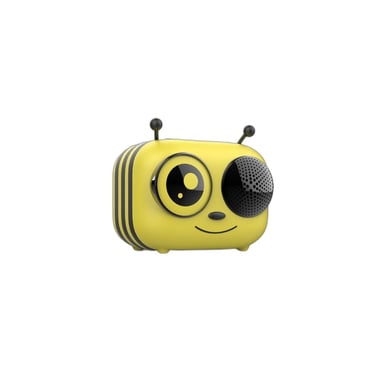 WeKids Abeille Altoparlante Bluetooth RMS 5W, BT 5.0, Aux IN, scheda micro SD, batteria ricaricabile da 1200mAh