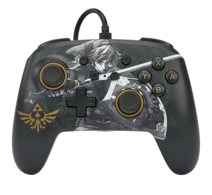 PowerA HPAPWA0336 accessoire de jeux vidéo Noir, Or, Blanc Bluetooth/USB Manette de jeu Numérique Nintendo Switch