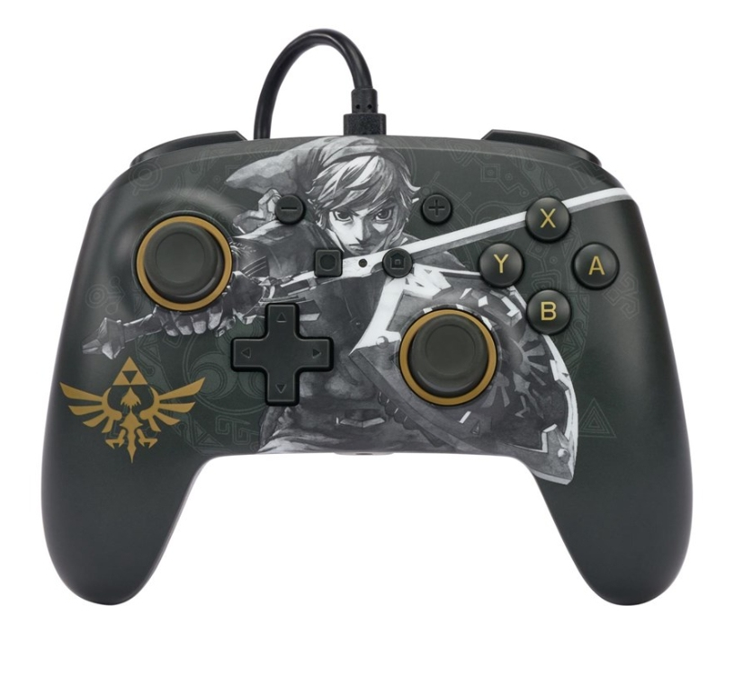 PowerA HPAPWA0336 accessoire de jeux vidéo Noir, Or, Blanc Bluetooth/USB Manette de jeu Numérique Nintendo Switch - Neuf