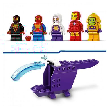 LEGO® 10794 - Quartier generale dei lanciatori di ragnatele della squadra Spidey per bambini