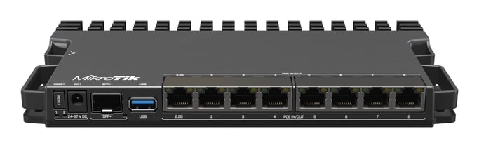 Mikrotik RB5009UG+S+IN Routeur connecté 2.5 Gigabit Ethernet Noir