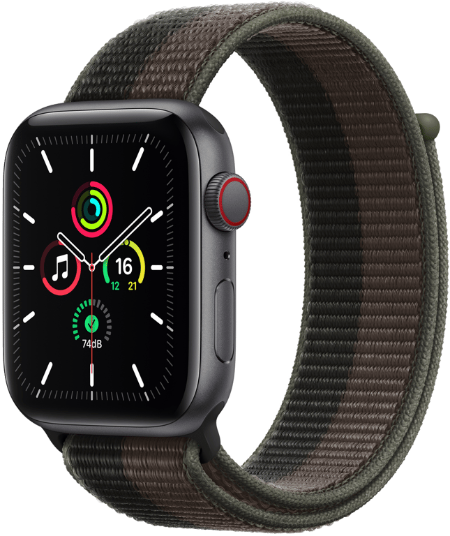 Apple Watch SE OLED 44 mm 4G Gris GPS (satellite)