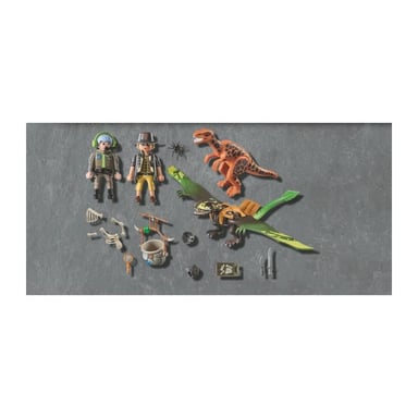 PLAYMOBIL - 71263 - Dino Rise - Dimorphodon e rangers