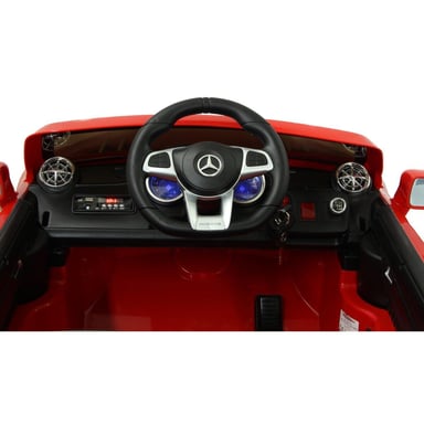 Mercedes-Benz AMG SL65 rojo 12V coche de pedales eléctrico con música integrada