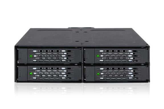 Icy Dock MB607SP-B panel bahía disco duro 13,3 cm (5.25'') Funda de disco duro Negro