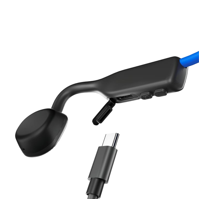 AfterShokz OpenMove - Auriculares de conducción ósea - Auriculares deportivos Bluetooth inalámbricos