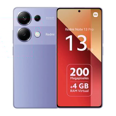 Redmi Note 13 Pro (4G) 256GB, Lavanda, Desbloqueado