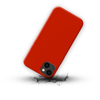 Coque antichoc en gel de silicone doux pour Apple iPhone 14 Plus, Rouge Ardent