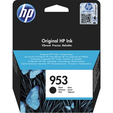 Cartucho de tinta negra original HP 953 Cartucho de tinta para impresoras (negro estándar HP,-40-60 &deg;C OfficeJet Pro 8210 OfficeJet Pro 8218 OfficeJet Pro AiO 8715 8710 OfficeJet Pro AiO 5-35) &deg; C