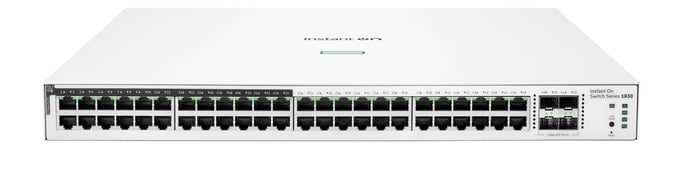HPE Aruba Networking Networking Instant On Switch 48p Gigabit CL4 PoE 4p SFP 370W 1830