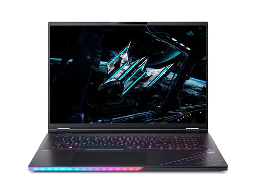 Acer Predator PH18-73-91LK Intel Core Ultra 9 275HX Ordinateur portable 45,7 cm (18'') WQXGA 32 Go DDR5-SDRAM 2 To SSD NVIDIA GeForce RTX 5080 Wi-Fi 7 (802.11be) Windows 11 Home Italien Noir