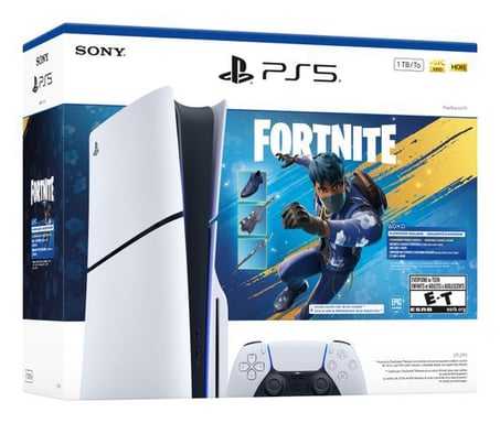 Pack Consola Sony® PS5® Slim Standard Fortnite® Flowering